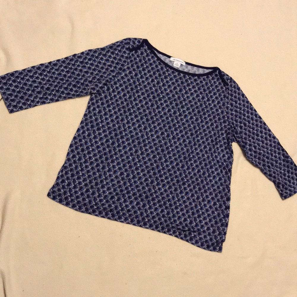 Liz Claiborne 3/4 sleeve top, XL